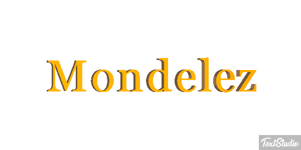 Mondelez Effet de texte