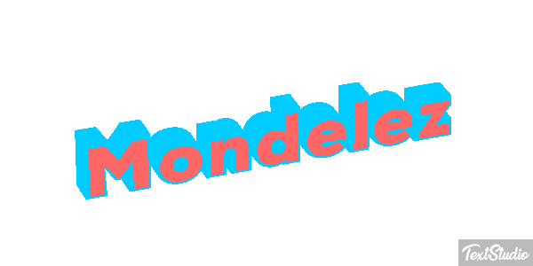 Mondelez Effet de texte