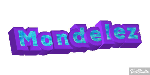 Mondelez Effet de texte