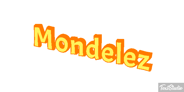 Mondelez Effet de texte