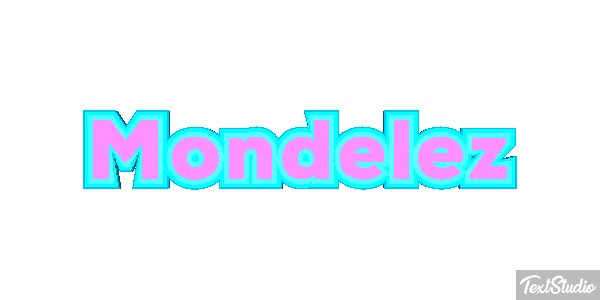 Mondelez Effet de texte