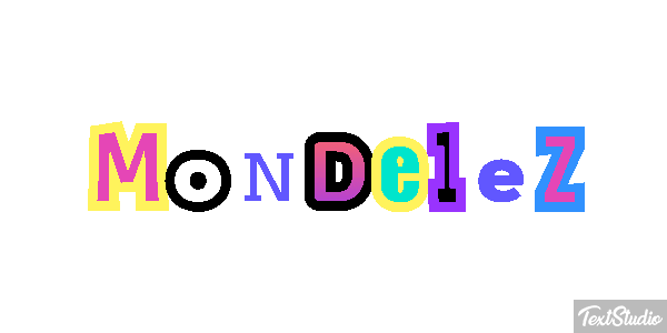 Mondelez Effet de texte