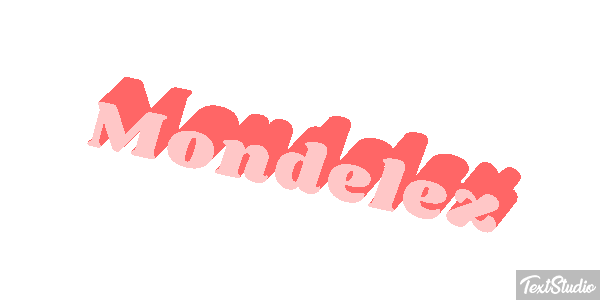 Mondelez Effet de texte