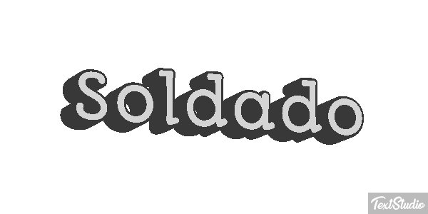 Soldado Effetto testo