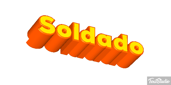 Soldado Effetto testo
