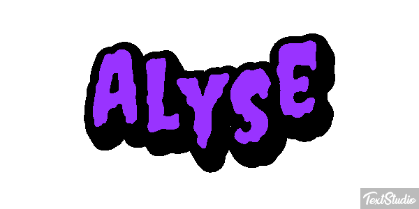 Alyse Text effect