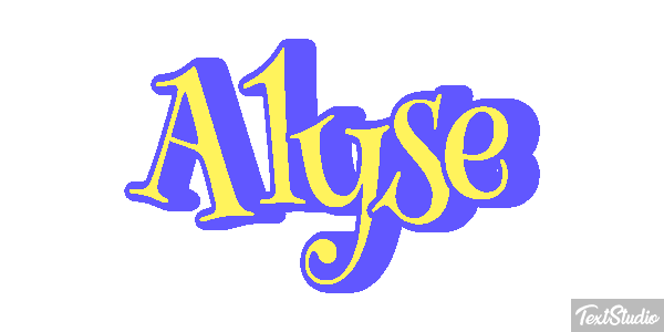 Alyse Text effect