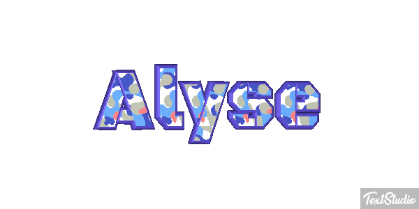 Alyse Text effect