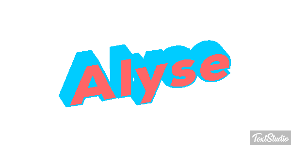 Alyse Text effect
