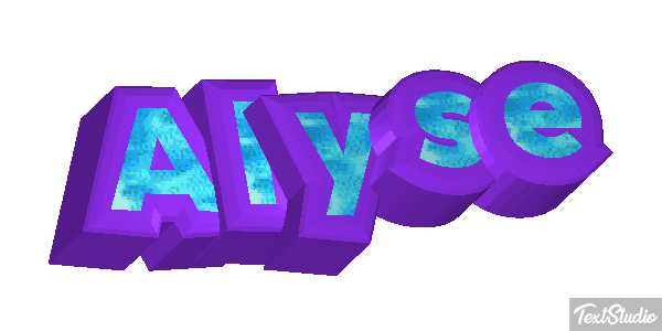 Alyse Text effect