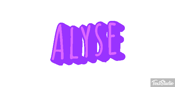 Alyse Text effect