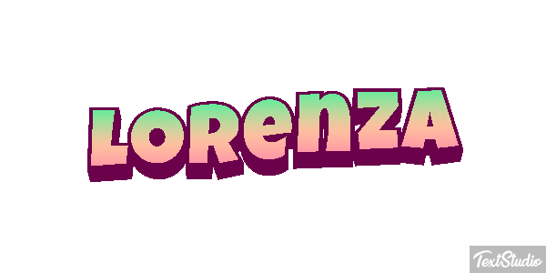Lorenza Efecto de texto