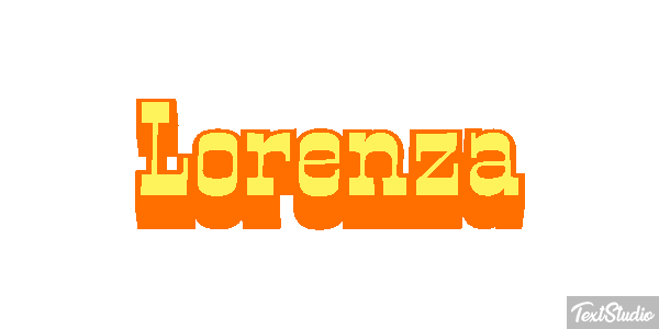 Lorenza Efecto de texto