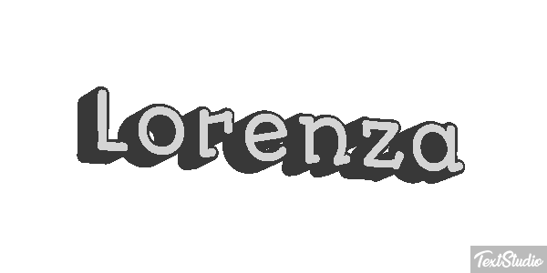 Lorenza Efecto de texto