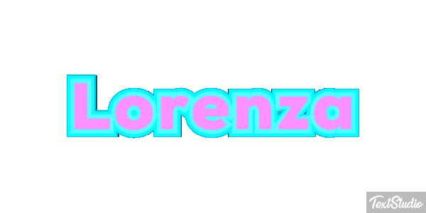 Lorenza Efecto de texto