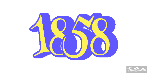 1858 Metin efekti