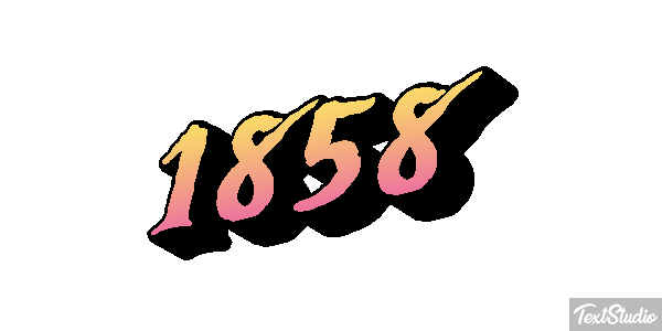 1858 Metin efekti
