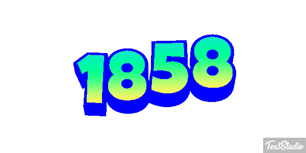 1858 Metin efekti