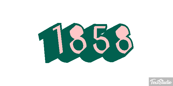 1858 Metin efekti