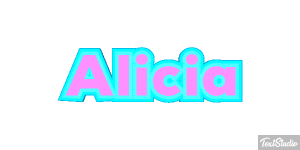 Alicia Text effect