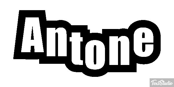Antone Текстовый эффект