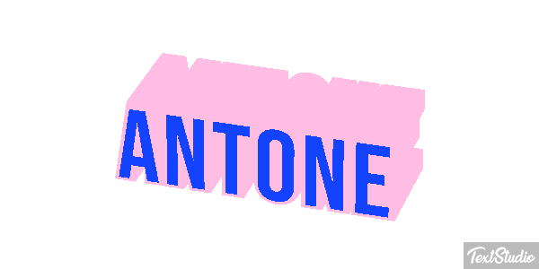 Antone Текстовый эффект