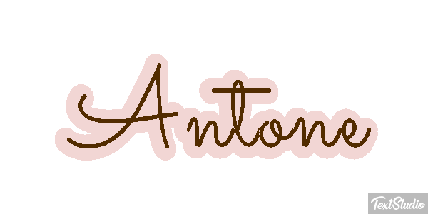 Antone Текстовый эффект
