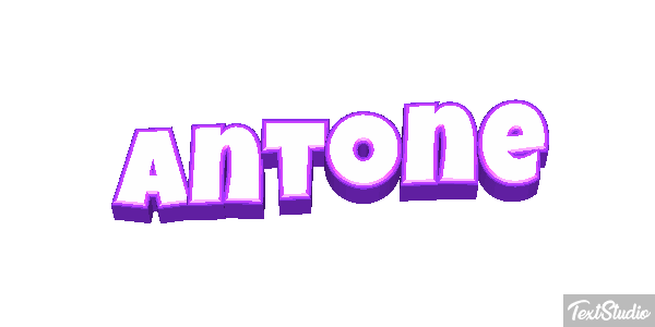 Antone Текстовый эффект