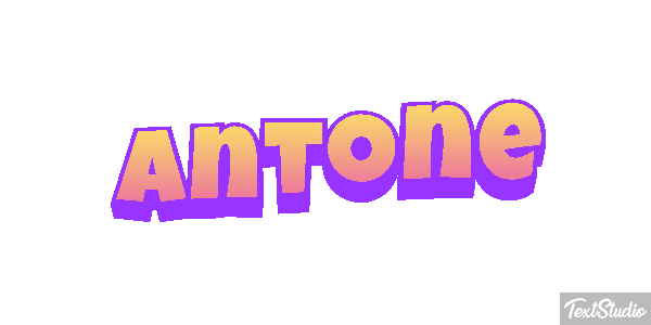 Antone Текстовый эффект