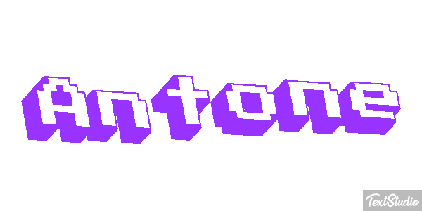 Antone Текстовый эффект
