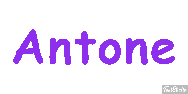Antone Текстовый эффект