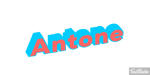 Antone Текстовый эффект