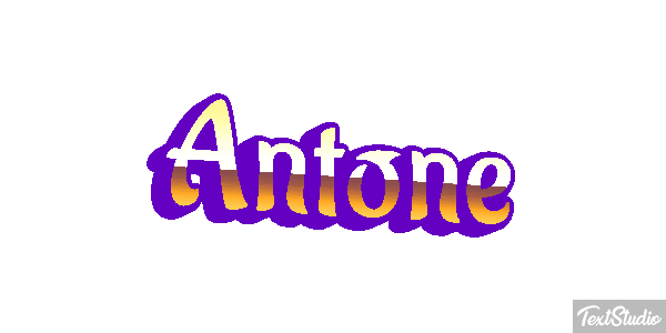 Antone Текстовый эффект