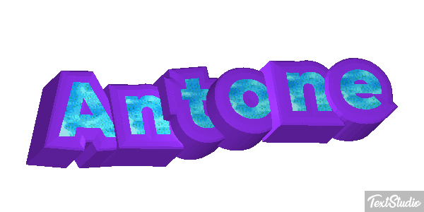 Antone Текстовый эффект