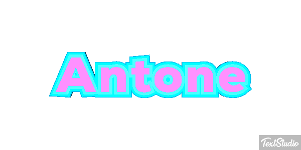 Antone Текстовый эффект