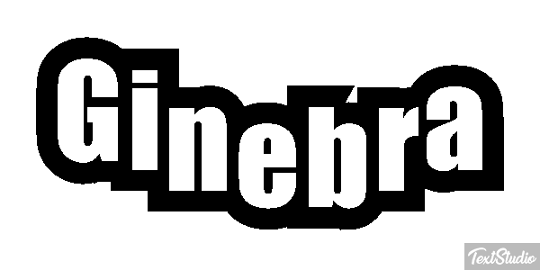 Ginebra Efecto de texto