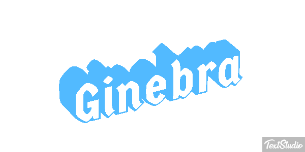 Ginebra Efecto de texto