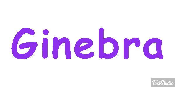 Ginebra Efecto de texto