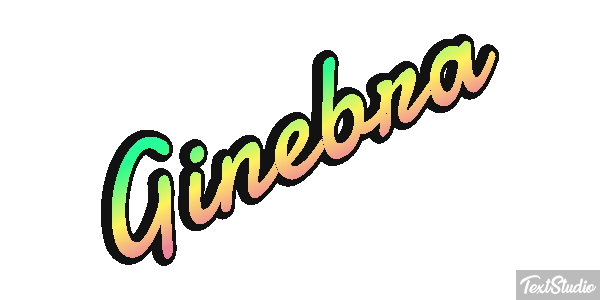 Ginebra Efecto de texto