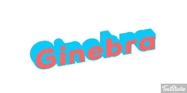 Ginebra Efecto de texto