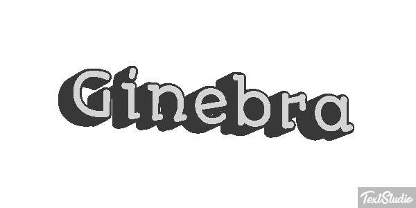 Ginebra Efecto de texto