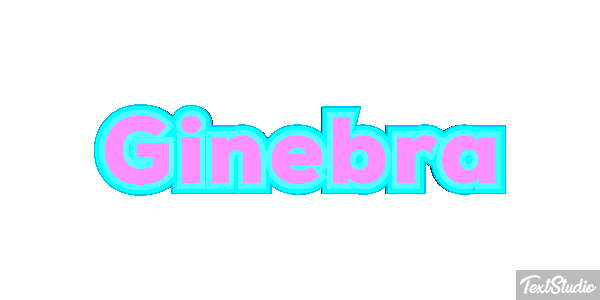 Ginebra Efecto de texto