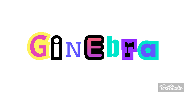 Ginebra Efecto de texto