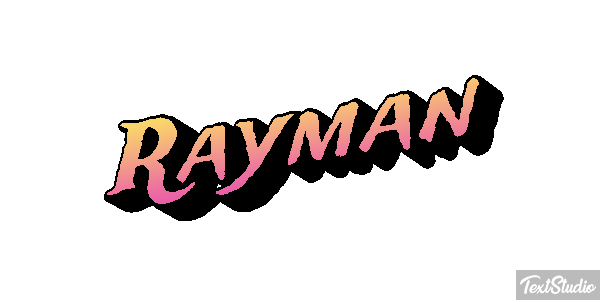 Rayman Metin efekti