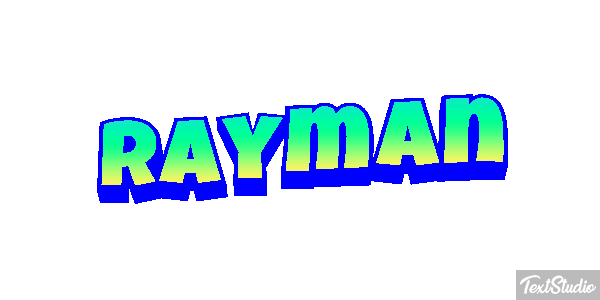 Rayman Metin efekti