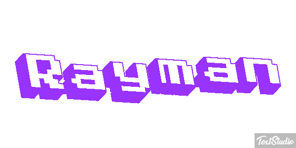Rayman Metin efekti