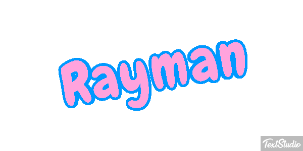 Rayman Metin efekti