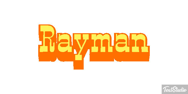 Rayman Metin efekti