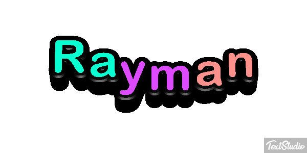 Rayman Metin efekti