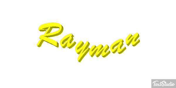Rayman Metin efekti